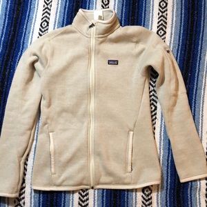Tan Patagonia better sweater full zip